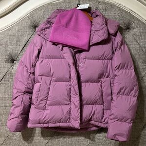 Lululemon Wunder Puff Jacket And Beanie